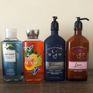 Bath & Body Works Shower Gel & Lotion Bundle Lot